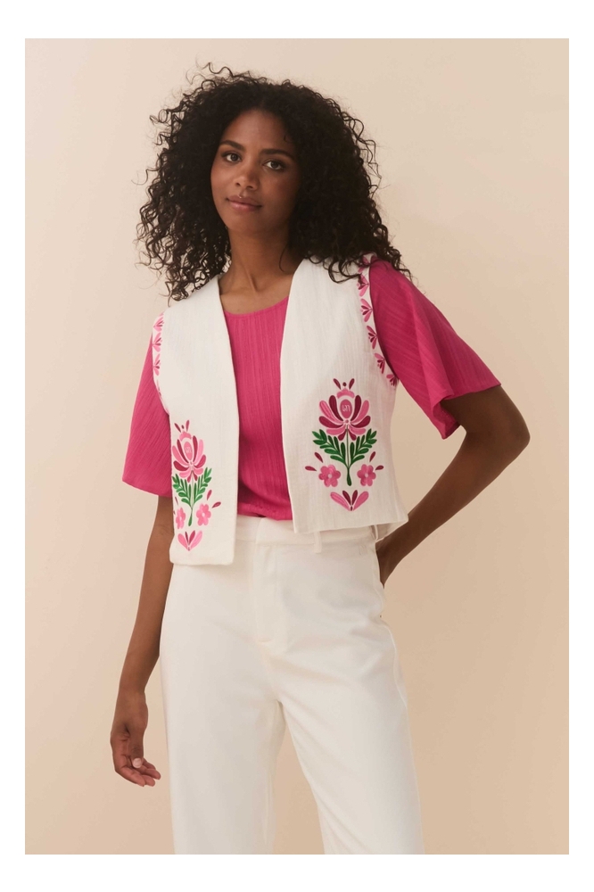 GILET SABRA QD43 100 white